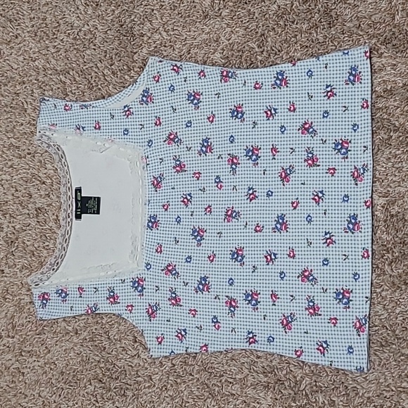 Lixa Tops - Y2K Floral tank